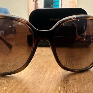Almost New , Worn Once *Coach Sunglasses with Case*